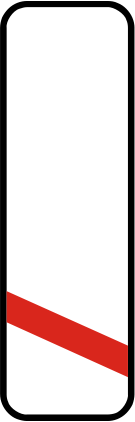 Značky A 29a - Návestná tabuľa ľavá (80 m) - 