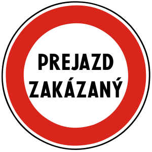 Značka B 37 - Iný zákaz - určuje iný zákaz ako ten, ktorý možno vyznačiť inou zákazovou značkou. Zákaz je vyjadrený príslušným stručným nápisom vnútri tejto značky, napríklad „PREJAZD ZAKÁZANÝ“, „NAKLADANIE A SKLADANIE TOVARU ZAKÁZANÉ“, alebo ak sa použije nápis „PREJAZD ZAKÁZANÝ“, nesmie vodič prejsť takto označeným úsekom bez toho, aby jazdu prerušil napríklad s cieľom naložiť alebo zložiť náklad a podobne. Ak sa v záujme bezpečnosti premávky použije nápis „LPG“, „CNG“ alebo „LNG“, je tým vyjadrený zákaz vjazdu vozidiel, ktoré vo svojom pohonnom systéme využívajú skvapalnený ropný plyn LPG, stlačený zemný plyn CNG alebo skvapalnený zemný plyn LNG, najmä do miest, kde by pri úniku LPG, CNG alebo LNG mohlo dôjsť k ich vznieteniu. Ak sa v záujme ochrany životného prostredia použije nápis „EURO X“, pričom za „X“ sa podľa potreby dosadí vhodné číslo, je tým vyjadrený zákaz vjazdu vozidiel, ktoré nespĺňajú emisné limity „EURO X“ a nižšie.