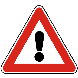 Značka A 34 - Iné nebezpečenstvo - upozorňuje na iné nebezpečné miesta ako na tie, ktoré možno označiť inou značkou.