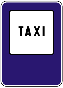 Značka IP 20b - Stanovište taxi - informuje o stanovišti taxíkov, kde zastavenie a státie vozidiel je dovolené len pre vozidlá taxislužby. Okrem času, v ktorom je stanovište taxi určené, môžu na takto označenom stanovišti zastaviť a stáť aj vodiči iných vozidiel, ak to nie je zakázané.