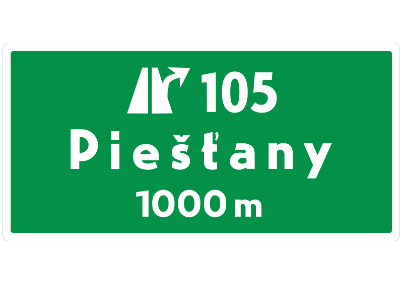 Návesť pred križovatkou