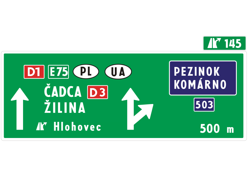 Návesť pred križovatkou