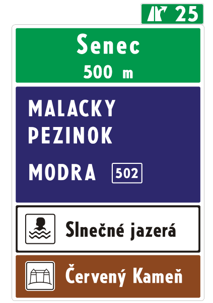 Návesť pred križovatkou