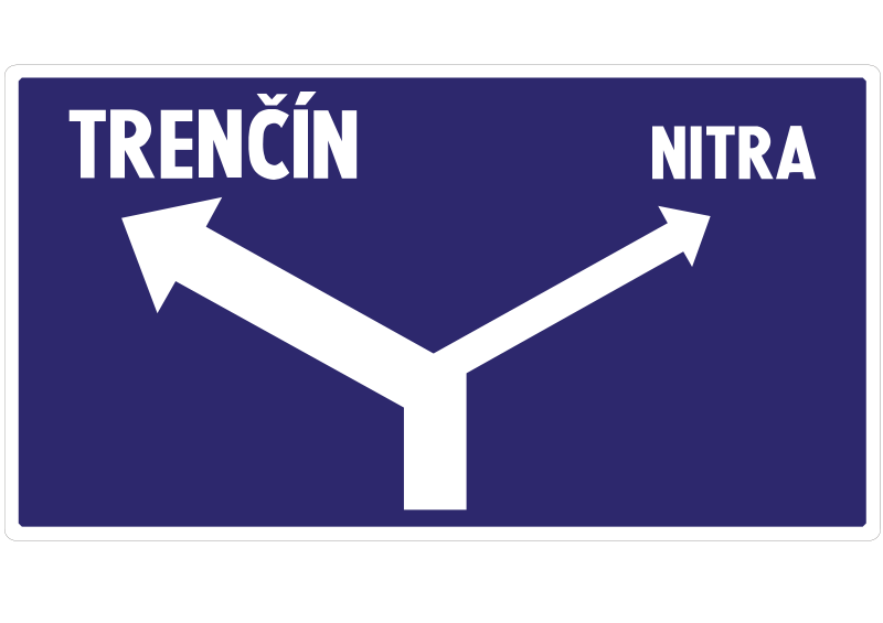 Návesť pred križovatkou