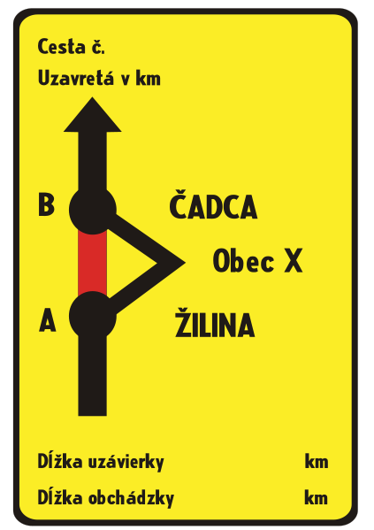 Návesť pred obchádzkou (odklonom)