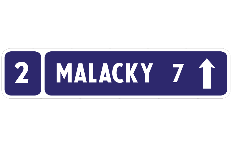 Smerová tabuľa (s jedným cieľom)