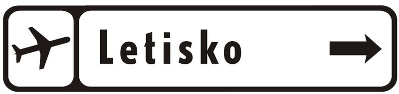 Smerová tabuľa k inému cieľu