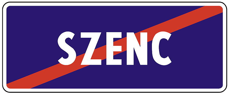 Označenie konca obce v jazyku národnostnej menšiny