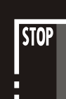 Priečna súvislá čiara s nápisom „STOP